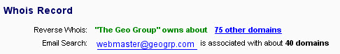 geo group websites