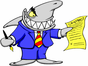 Shark with Contract