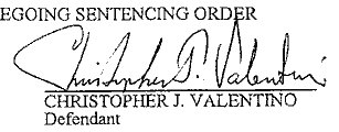 Christopher Valentino Signature
